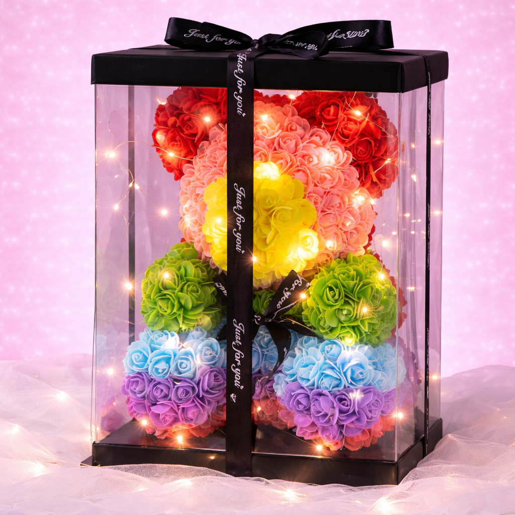 Rose Bear Gift - Valentine's Day Romantic Present