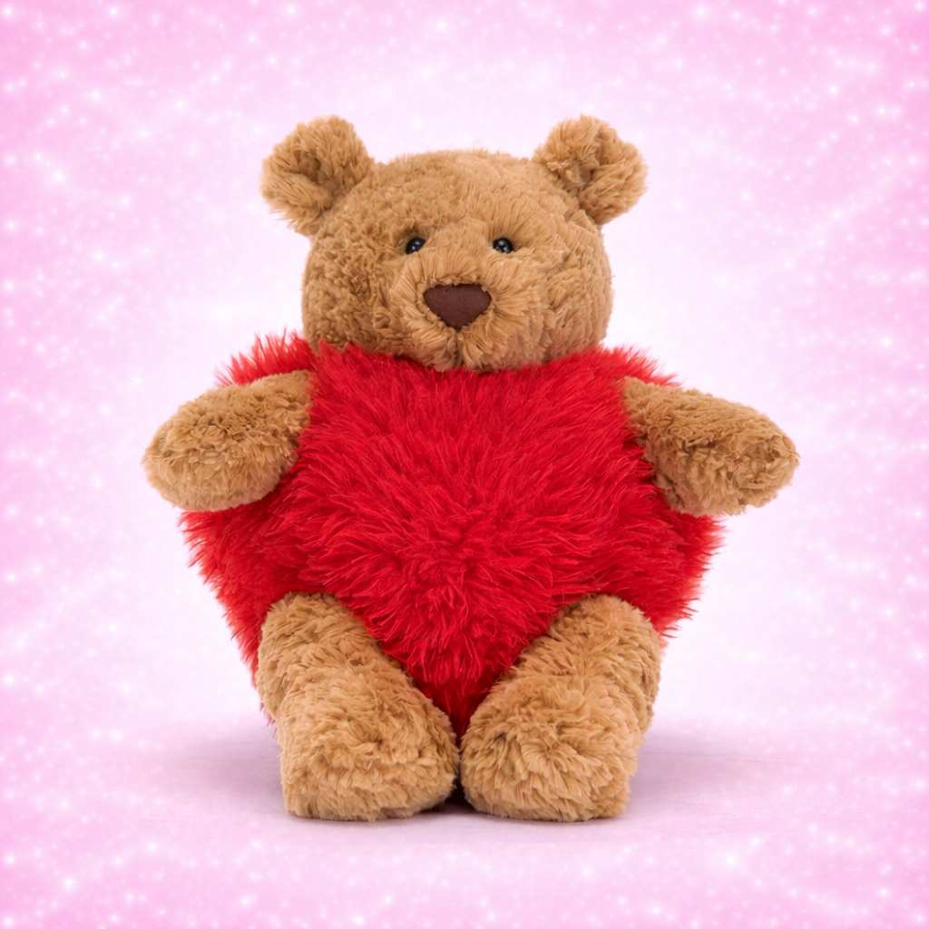 Cuddly Heart Teddy