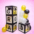 Graduation Party Setup - Dark Sphere Gift Decoration