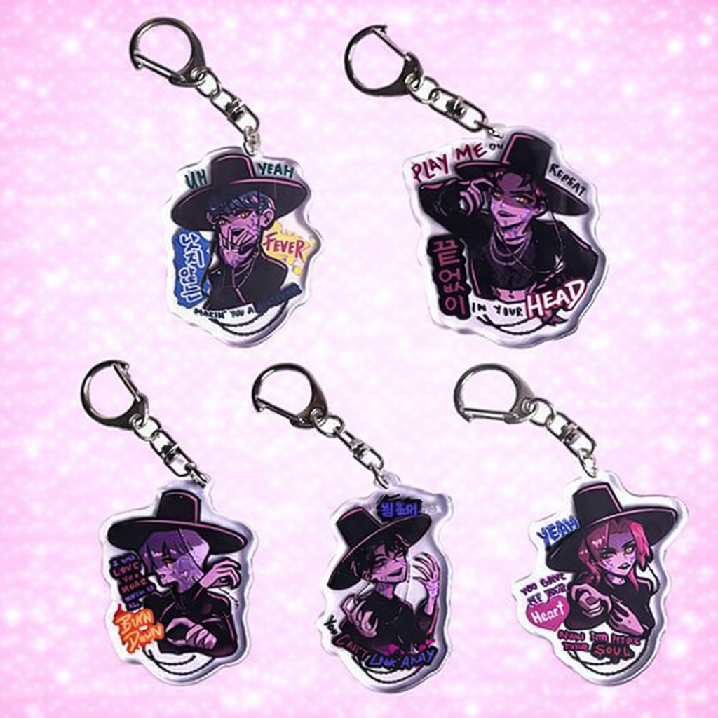 Meet the Kpop Demons Keychains