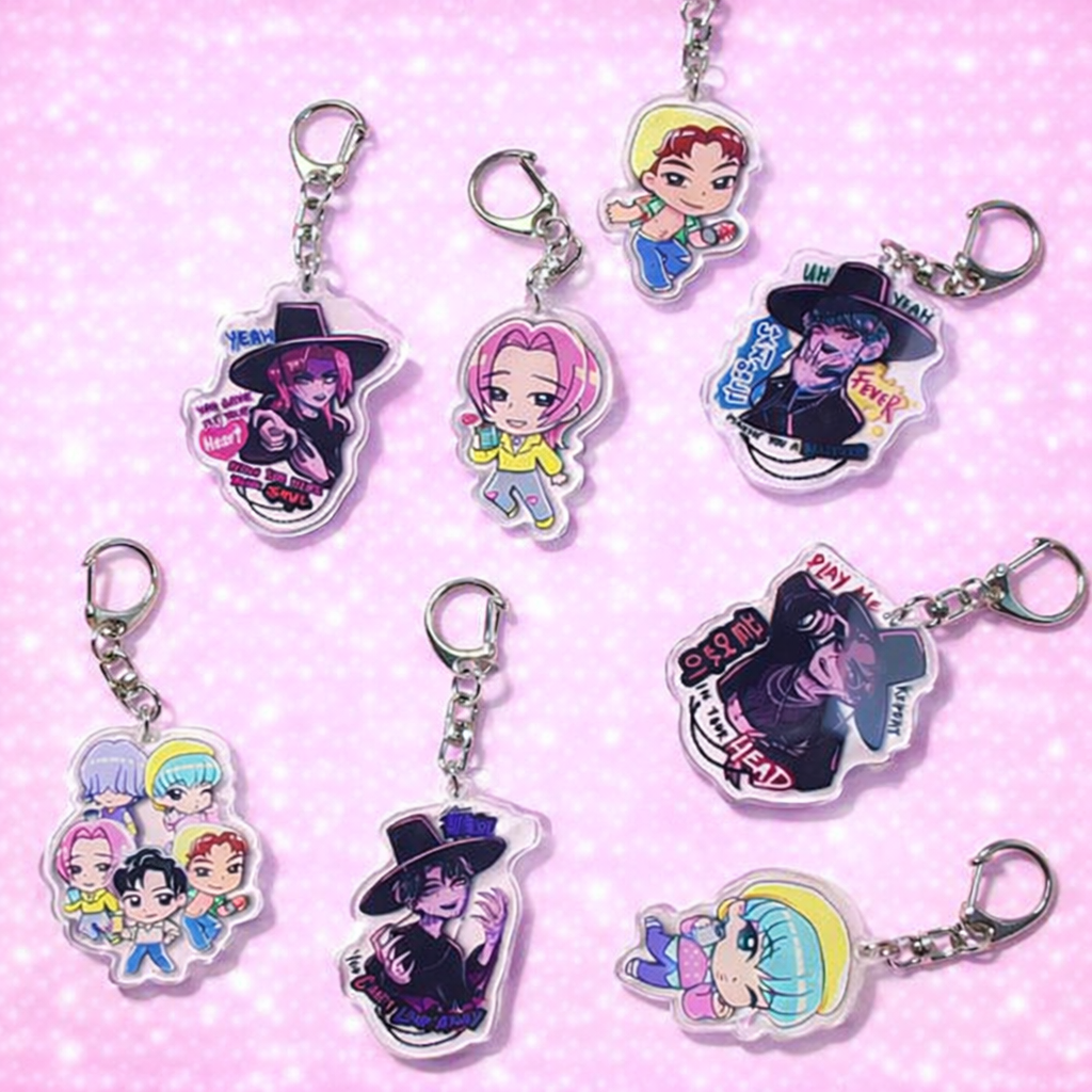 Meet the Kpop Demons Keychains