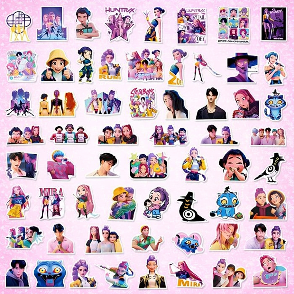 Kpop Demon Sticker Bundle – Demon Hunter Fan Merch