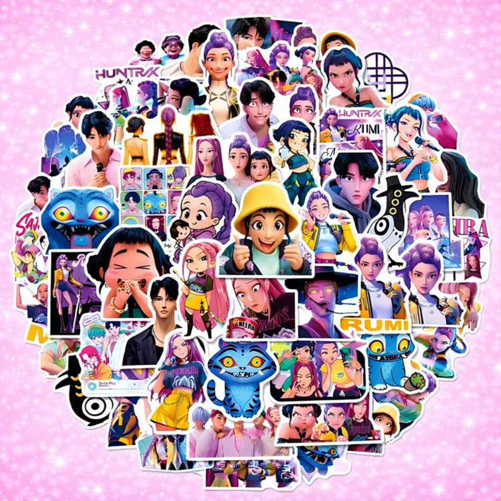 Kpop Demon Sticker Bundle – Demon Hunter Fan Merch