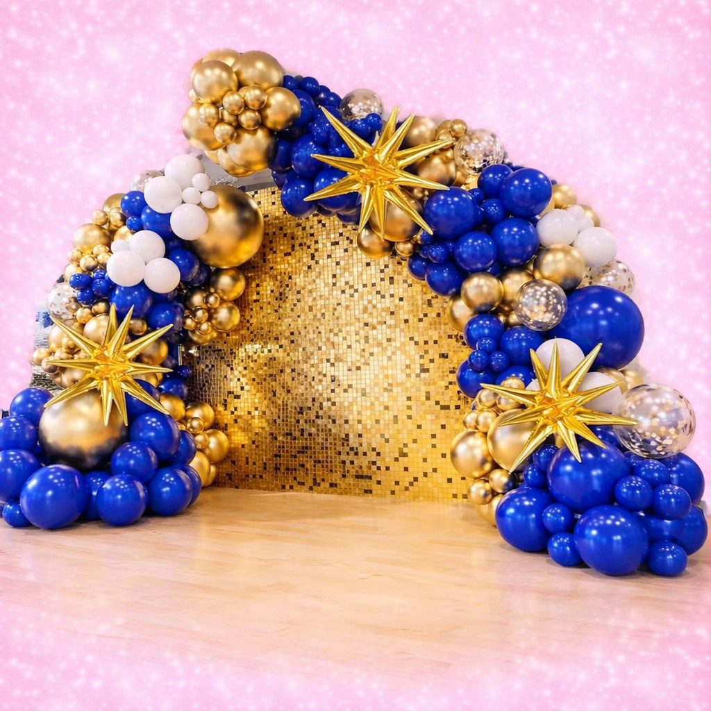 Blast Star Inflated Balloon Bundle Party Pack Celebration Graduation Event Balloon Setup