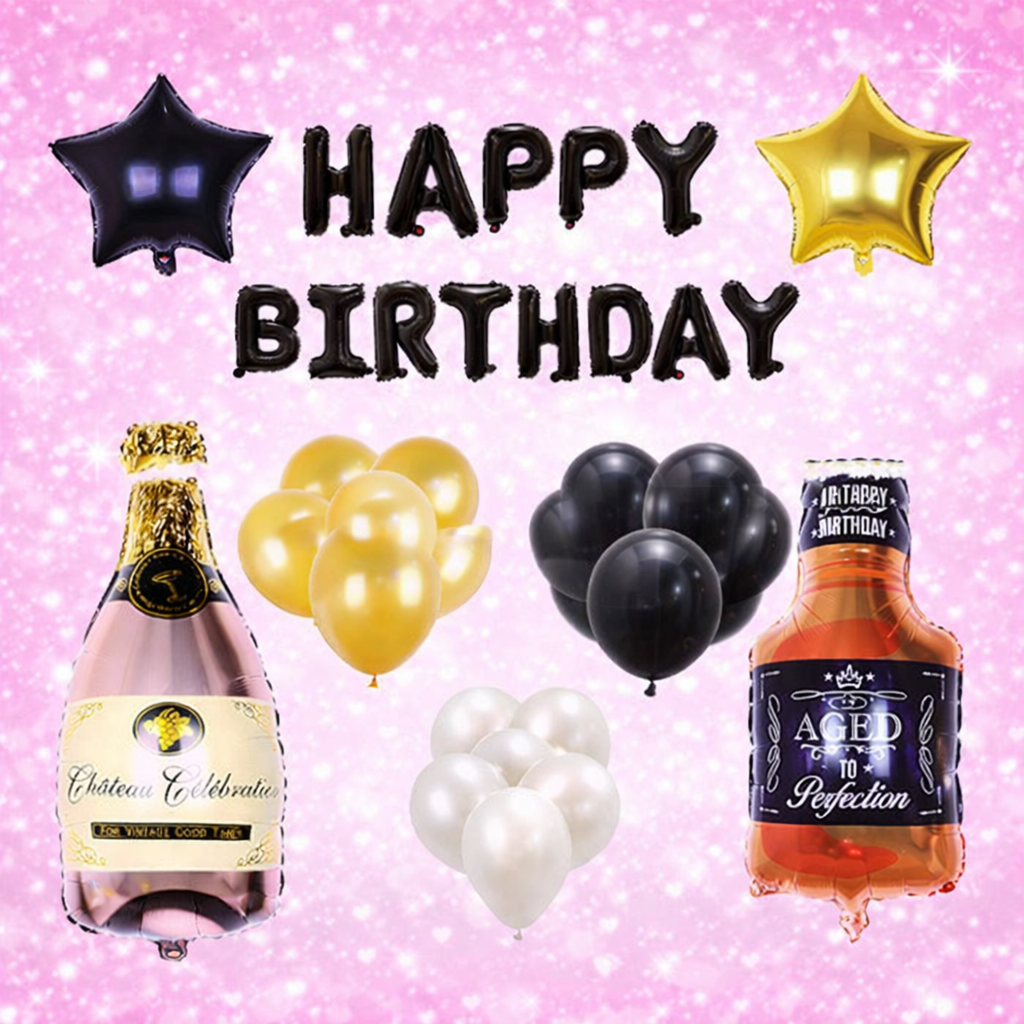Silver Foil Balloon Kit - Graduation Party Metallic