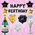 Silver Foil Balloon Kit - Graduation Party Metallic