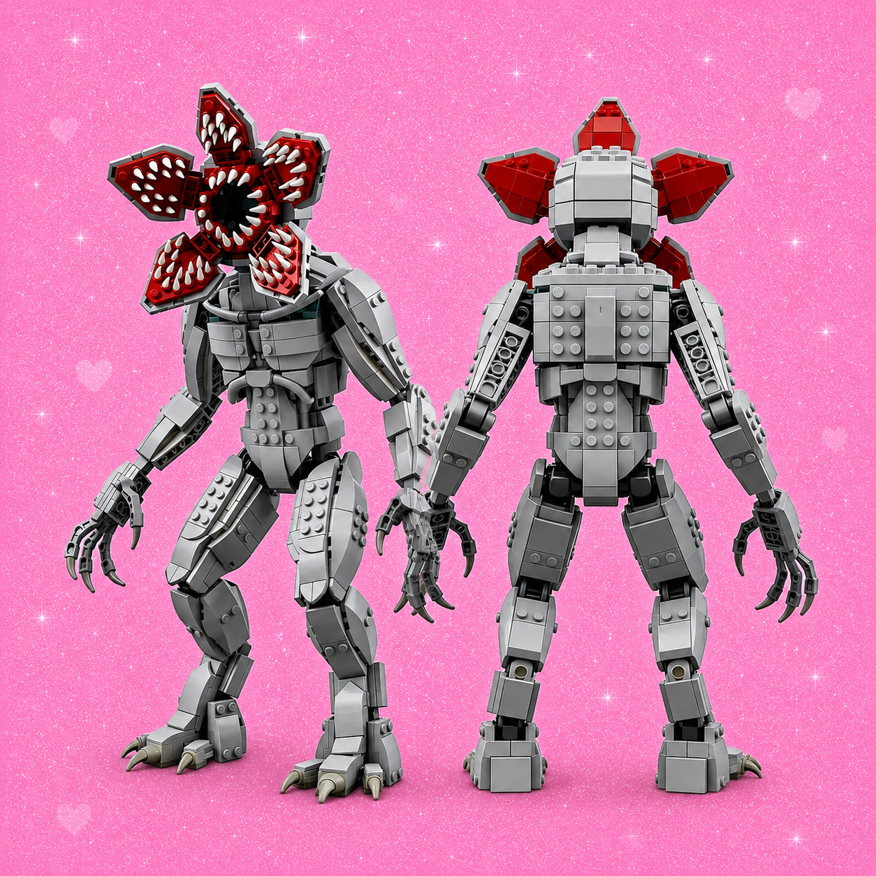 Demogorgon Building Blocks Stranger Things Monster Set