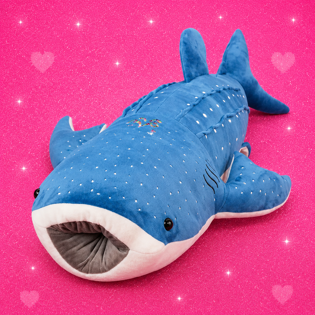 Whale Plush Toy – Stuffed Sea Animal Cuddle Pillow