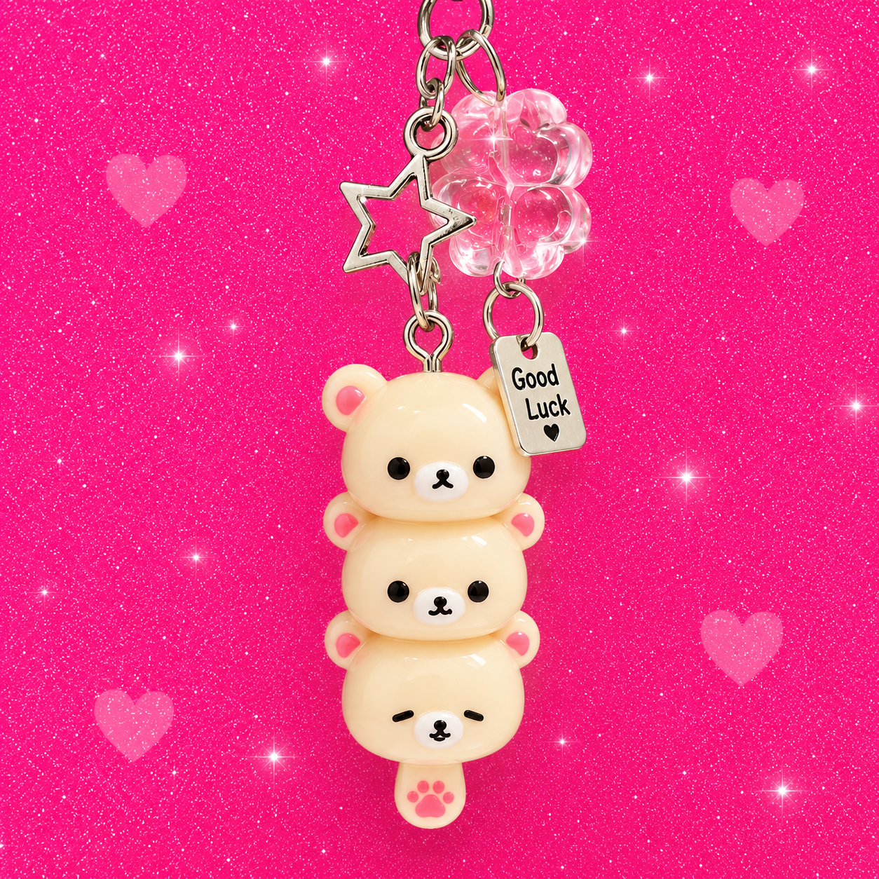 Rilakkuma Bear Keychain Kawaii Doll Pendant Accessory