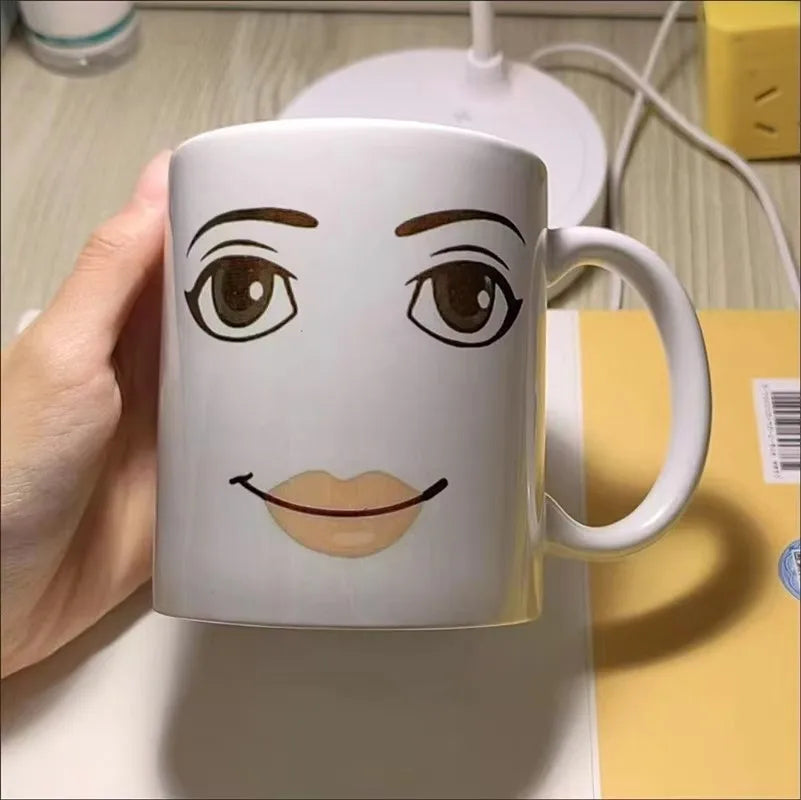 Cute Ceramic Mug – Smile Cartoon Coffee & Tea Cup