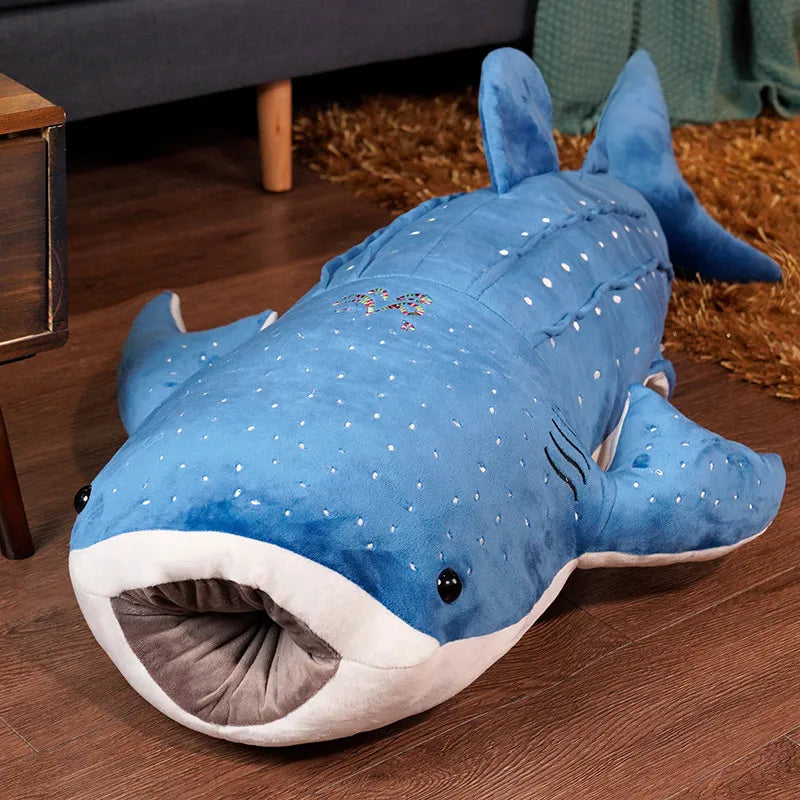Whale Plush Toy – Stuffed Sea Animal Cuddle Pillow