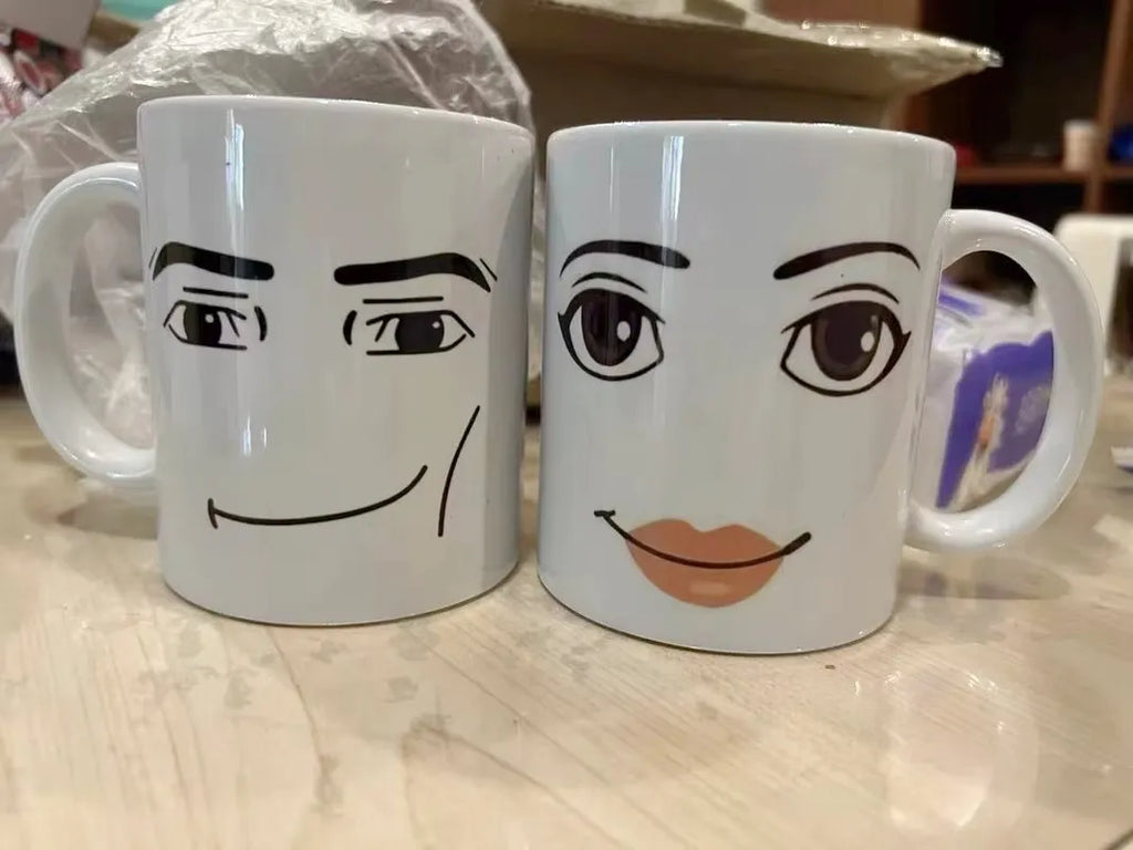 Cute Ceramic Mug – Smile Cartoon Coffee & Tea Cup